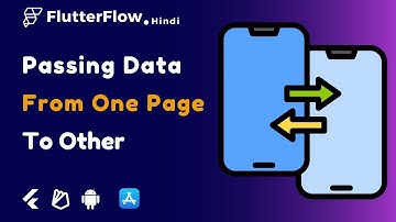 FlutterFlow Tutorial For Passing Data From One Page To Another | Page Parameter