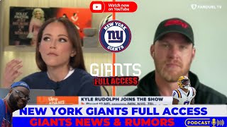 New York Giants |Former NY GIANTS TE Kyle Rudolph Wants Giants To Draft Elite WR In The NFL DRAFT!