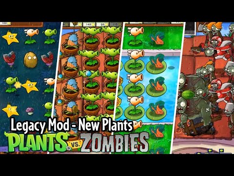 Plants Vs. Zombies Legacy Mod | Raining All Days & New Bosses | Gameplay & Link Download