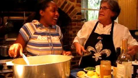 Chef Janice "Boo" Macomber and Monica Peters