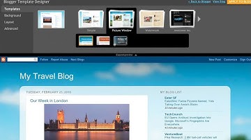 Introducing the Blogger Template Designer