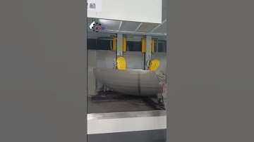 Steel tank shell inside polishing machine from XYD Industries