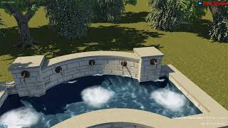 MasterCraft Pools william Strong Fountain Design screenshot 2