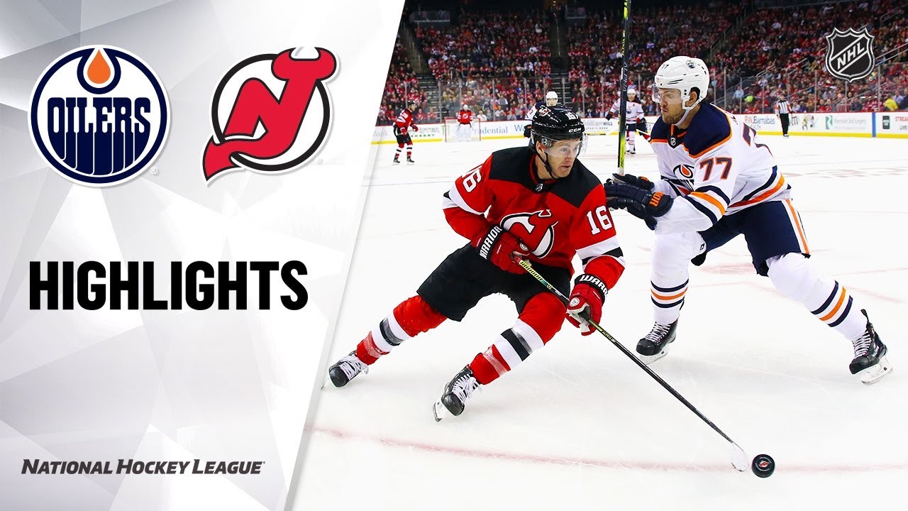 edmonton oilers vs new jersey devils highlights