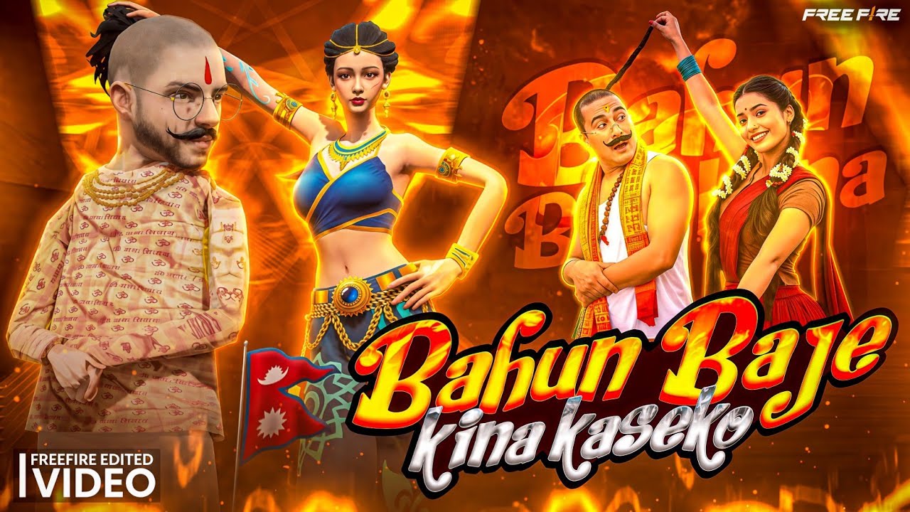 Bahun Baje Kina Kaseko - Freefire Edited Video😍❤️