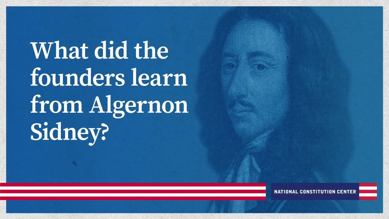 What did the founders learn from Algernon Sidney?