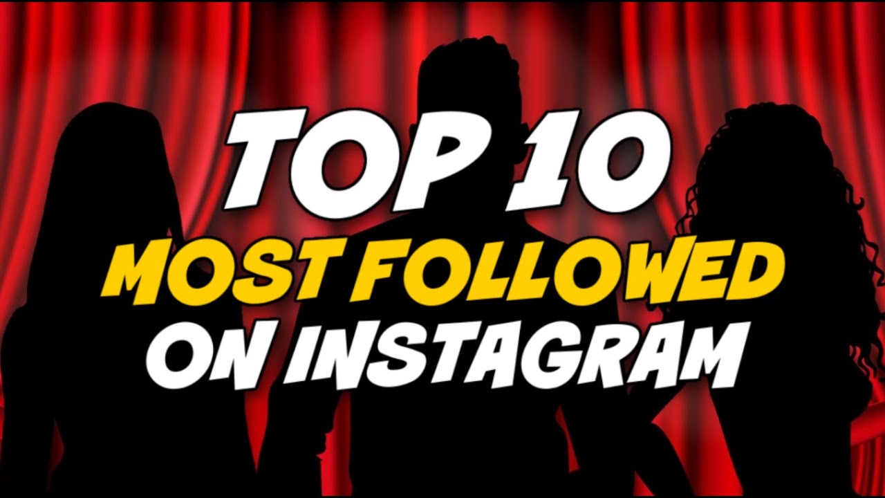 TOP 10 MOST FOLLOWED ON INSTAGRAM - YouTube