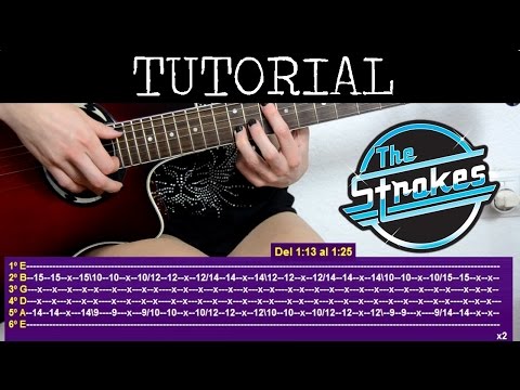 Reptilia de The Strokes (Tutorial de Guitarra) / How to play - YouTube