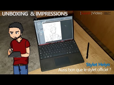 UNBOXING & TEST - Stylet Heiyo pour Surface avec technologie MICROSOFT PEN PROTOCOLE / NTRIG