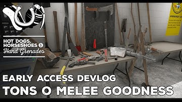 H3VR Devlog: TONS of new Melee Items, Riot Shield, Webley & Nagant Revolvers
