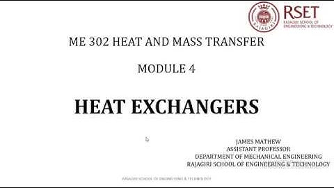 ME302 Heat and Mass Transfer Module 4 Heat Exchangers Part 2
