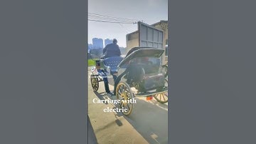 latest horseless carriage driving#carriage with electric