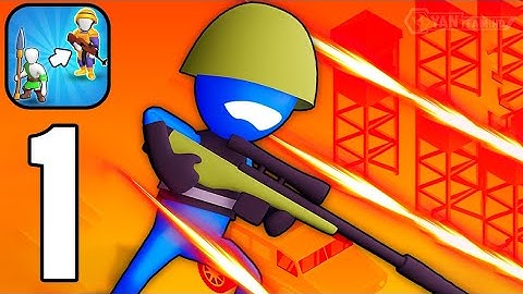 Army Evolution: Clash Of Ages - Gameplay Walkthrough Part 1 Stick war army commander (Android,iOS)