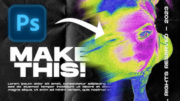 How to Make GRADIENT GRUNGE HEAT SIGNATURE EFFECT | Photoshop Tutorial!!