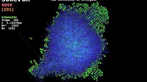 Displacement Cascade 30keV Bi3