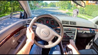 2001 Audi A4 B6 [1.8 T 163HP] |0-100| POV Test Drive #1854 Joe Black