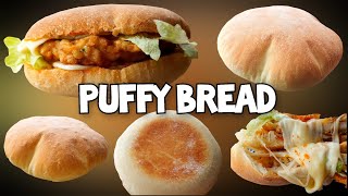 Pita Bread in the Oven | Puffy Balloon Bread | Flatbread Sandwich | Pain Pita au four | Pain Gonflé