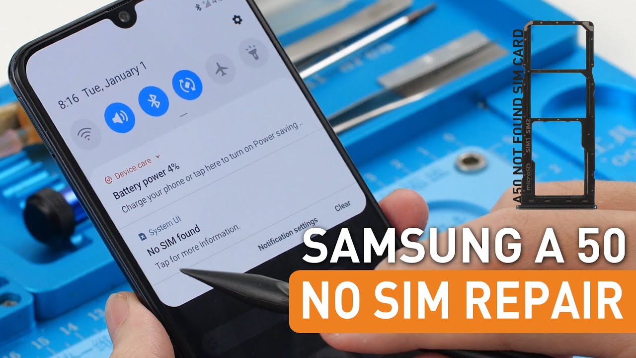 How To Fix No Sim Found Error On Samsung A50 Motherboard Repair Youtube