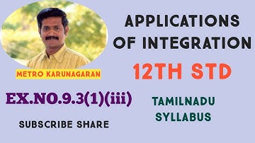 12th Std Maths Ex.9.3(1)(iii) Evaluate the integrals from 0 to 1 √ (1-x)/(1+x) dx