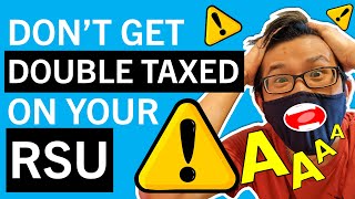 You're getting DOUBLE TAXED on your RSU | How to avoid Restricted Stock Units DOUBLE TAX