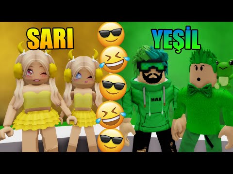 ❤️KIZLAR VS ERKEKLER RENK KAPIŞMASI 💛 KÜBRA NİSA 🔥ROBLOX BROOKHAVEN 🏠 RP