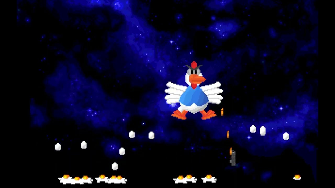 Chicken Invaders DOS Version Fanmade Remake by Emerald