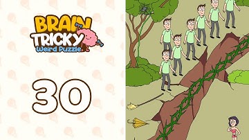 Weird Puzzle: Brain Tricky Level 30 Cross the Thorny Abyss