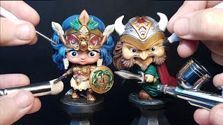 Airbrush Painting Chibi Miniatures: How To Create Cute Characters screenshot 4