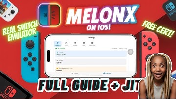 PLAY Nintendo Switch Games on iPhone / iPad (Wireless) for FREE Switch Emulator on iOS - MeloNX