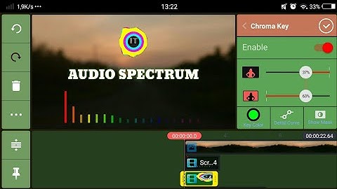 Membuat Audio Spectrum Keren di Kinemaster Android (Visualizer Green Screen)