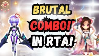 Destiny Yeonhong Jamire Brutal Combo In RTA - Summoners War