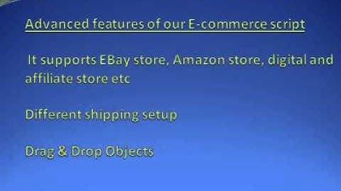 Readymade Ecommerce Script