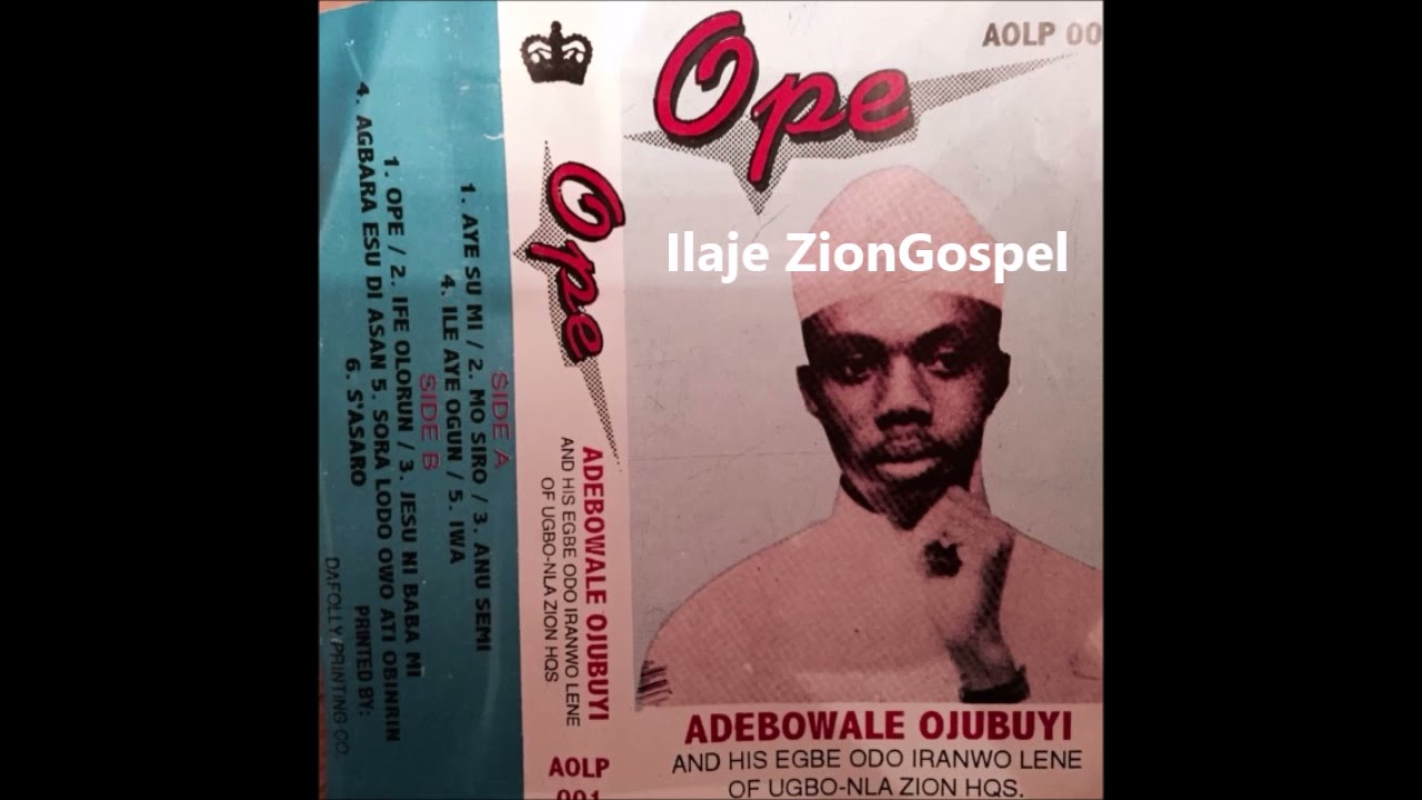 Apostle Debo Ojubuyi Ope Ilaje Gospel