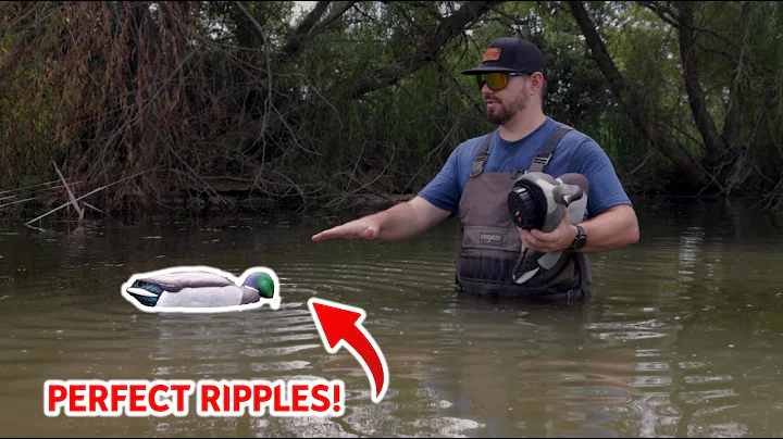 This NEW Avian-X Decoy Makes PERFECT RIPPLES!! (Avian-X Power Shaker Mallards and Pintail)