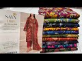 Saya lawn 2025 | Printed 3 piece Suit | Summer collection 2025 | Zainab Cloth