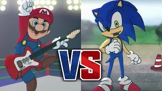 VICTORIA LOVESGAMES REACTS: Mario VS Sonic - Cartoon Beatbox Battles