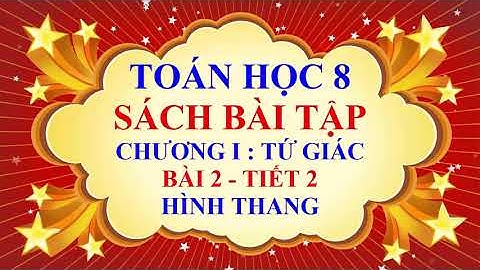 Toán 8 hình học bài 2 hình thang