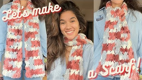Make a Scarf with Loop Yarn! - Cable Stitch