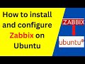 How to install and configure zabbix 6 on ubuntu 2004 2204  updated 2024  linux monitoring tools