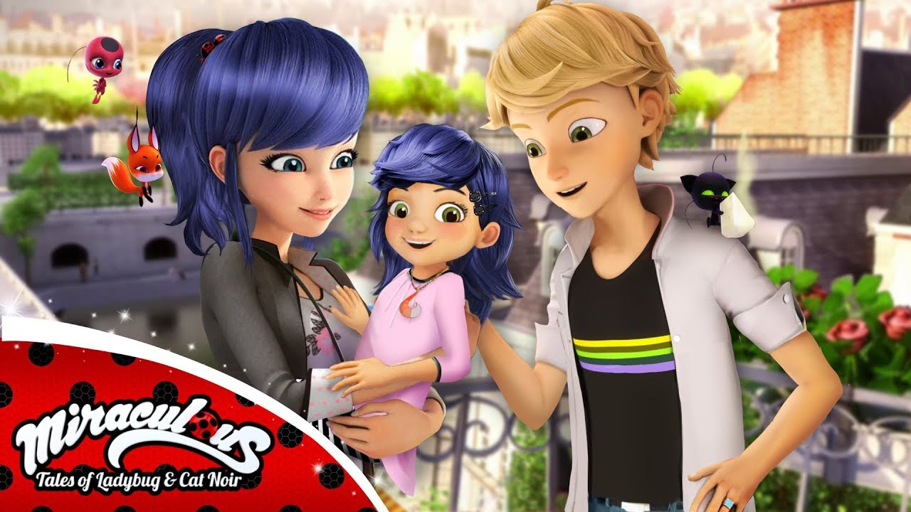 Miraculous Ladybug: Marinette and Adrien as parents! 🐞 Adrienette and