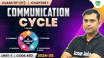 Communication Cycle in (IT) Information Technology Class 10 | Employability Skills - Code 402