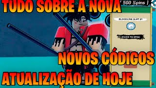 [ NOVOS CÓDIGOS ] TUDO SOBRE A NOVA ATUALIZAÇÃO DE HOJE SHINDO LIFE 132