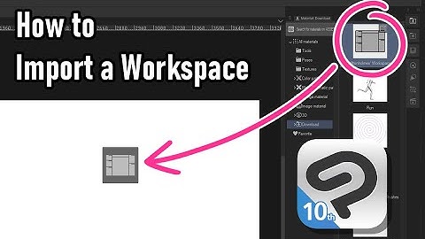 Clip Studio Paint: How to Import Workspace