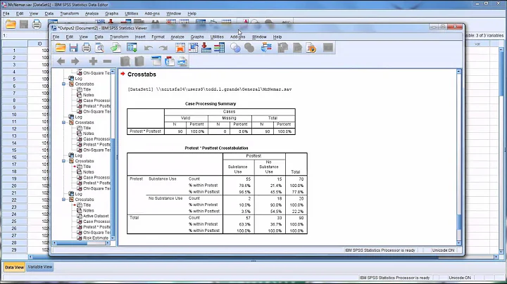 Performing the McNemar Test in SPSS