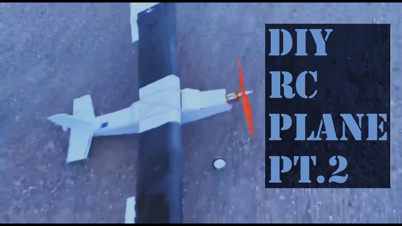 Diy rc plane from scratch (Maiden flight) YouTube