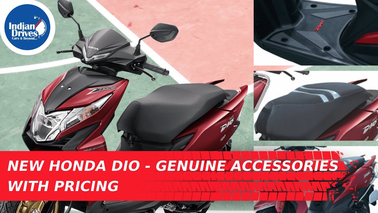 New Honda Dio Genuine Accessories With Pricing Make Your Honda