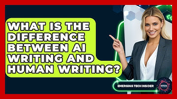 What Is The Difference Between AI Writing And Human Writing? - Emerging Tech Insider
