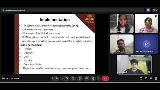 PBL Review 1 (Sem4) - AI Drowsiness Detection using computer vision