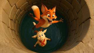 The Clever Fox and the Foolish Goat | English Moral Story  | Bedtime Stories