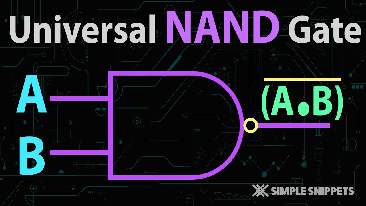 Universal Logic Gates - NAND gate | Boolean Algebra & Logic Gates - YouTube